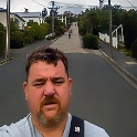 NZL OTA Dunedin 2018MAY07 BaldwinSt 002  How steep do you ask??? : - DATE, - PLACES, - TRIPS, 10's, 2018, 2018 - Kiwi Kruisin, Baldwin Street, Day, Dunedin, May, Monday, Month, New Zealand, Oceania, Otago, Year